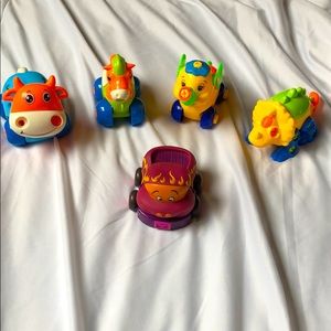 5 baby toys!